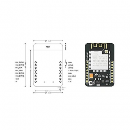 Modul ESP32 CAM WiFi BT OV2640 OKY2253-4 [3]