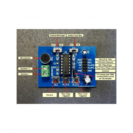 Modul inregistrare redare audio cu ISD1820 OKY3163 [2]