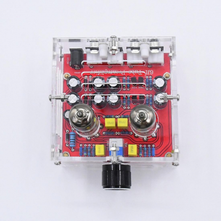 Modul preamplificator audio, stereo cu tuburi electronice, 6J1 OKN514-16 [2]