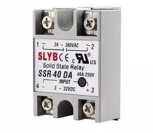 Componente electrice si electronice - Modul releu electronic SSR-40DA, 40 A, 24 - 380 V AC