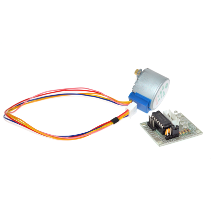 Motor pas cu pas fixat pe driver ULN2003 OKY3194 [1]