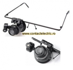 Ochelari cu lupa 20X cu iluminare LED [1]