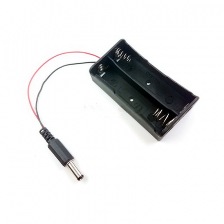 Arduino - Suport 2 acumulatori 18650 cu conector 5.5x2.5 OKY0254