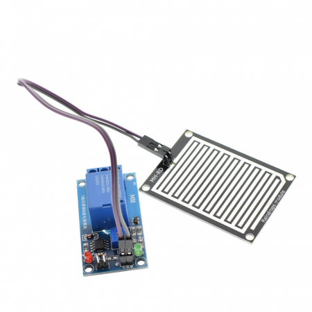 Senzori Arduino - Modul detectie picaturi de apa cu releu 12V OKY3031-2-12