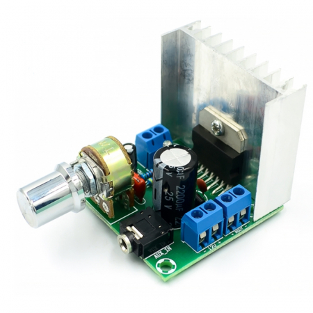 Audio Arduino - Modul amplificator stereo 2x15W cu TDA7297 OKY3462-9-1