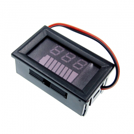 Module Diverse Arduino - Tester acumulatori plumb acid cu voltmetru si bargraph OKY4095