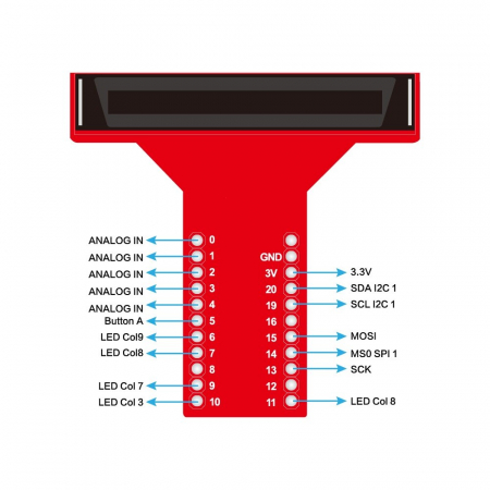 Adaptor de la Slot Micro:Bit la breadboard OKY6005 [2]