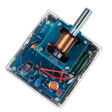 Kit electromagnetic, 3V, cu LED de nivel incarcare, pentru experimente electronice si DIY [2]