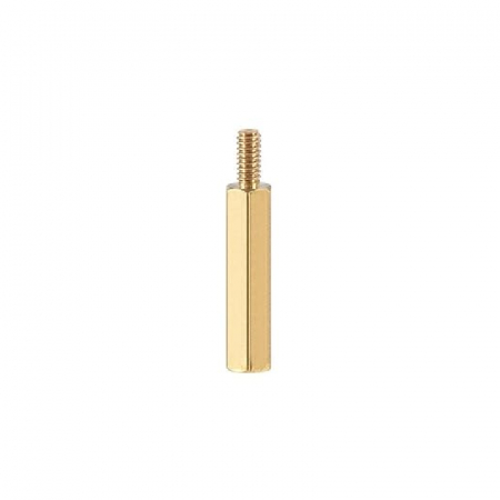 Set de 20 distantiere hexagonale 20 M2.5x20mm+6mm male-female, alama, pentru PCB, placi de baza, drone, proiecte electronice [1]
