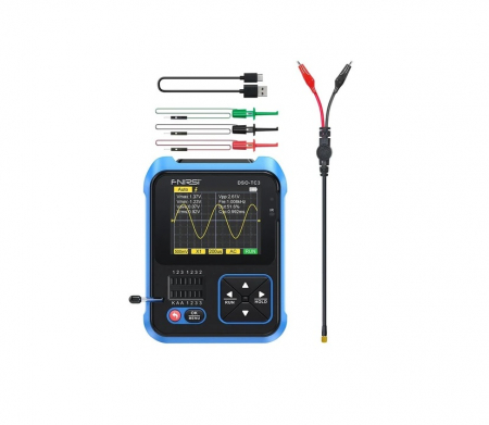 Aparate de masura si control - Osciloscop digital 3 in 1 FNIRSI DSO-TC3 cu generator de semnal DDS si tester de tranzistori