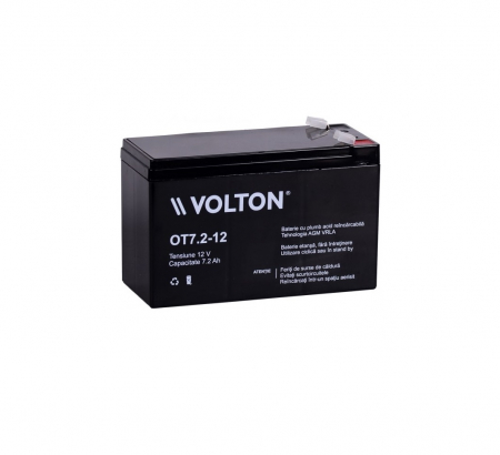 Acumulatori - Acumulator plumb acid 12V 7.2Ah F1/T1 Volton