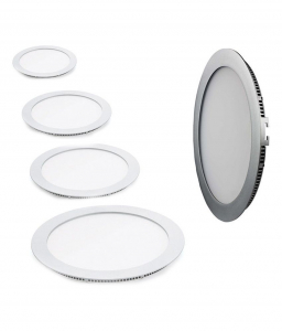 Panou cu LED rotund incastrabil, diametru 30cm, alb rece, 6500K, ultra-slim, 24W, 85-265V AC, (driver 54-96V) [2]