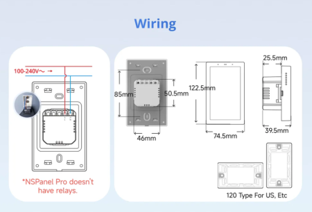 Panou de control inteligent Sonoff NS Panel 120PB NEGRU [8]