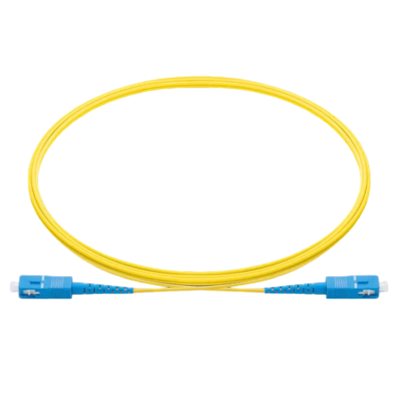 Cabluri cu conectori - Patchcord fibra optica LSZH Simplex SC/UPC–SC/UPC Single Mode 3.0mm 0.5m, IL ≤0.3dB, RL ≥50dB