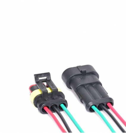 Pereche de conectori cu cablu Superseal cu 3 fire OKN-GM1088 [2]