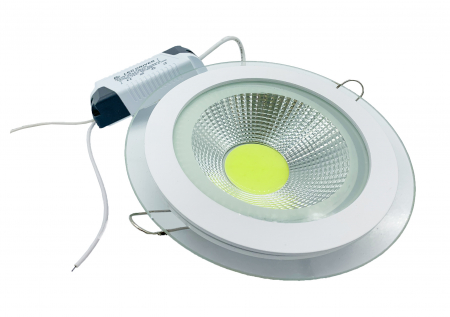 Spoturi Led - Plafoniera LED COB JH-MBD-001COB ROTUND 12W Alb Rece