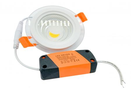 Panouri led - Plafoniera LED COB JH-MBD-001COB ROTUND 5W Alb Cald