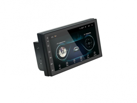 Audio - Player multimedia cu display de 7 inch, 2 DIN, Android 13, Suport iOS, Navigatie GPS, 2 GB RAM + 64 GB Stocare