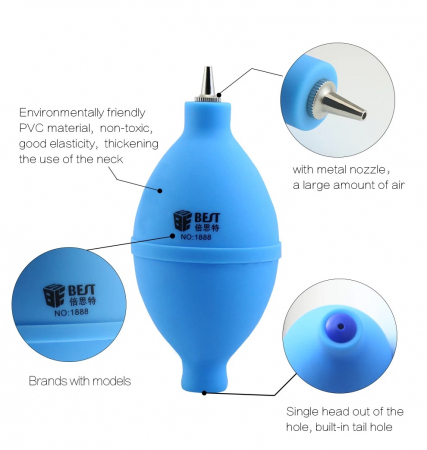 Pompa din cauciuc pentru suflat praful BST-1888 [2]