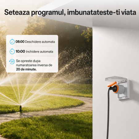 Priza smart Sonoff S61STPF WiFi 16A, pentru exterior IP44, compatibila Matter, Wi-Fi si eWeLink (S61STPF-PM-O) [5]