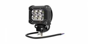 Proiectoare led - Proiector cu LED auto, 6 led-uri (fara lupa), 18w, Alb rece, 10cm, led off-road