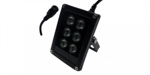 Iluminare IR - Proiector LED IR, 12V DC, 6 LED