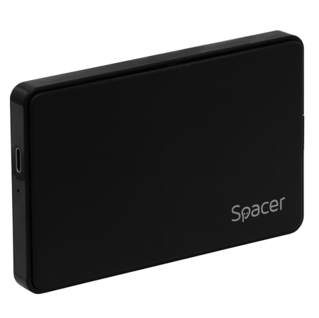 Accesorii PC/ retelistica - Rack extern HDD/SSD Spacer SPR-TYPE-C-01 2.5”, USB 3.1 Type-C, SATA