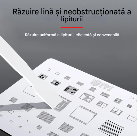 Spatula ceramica BST-86 pentru curatare cositor, reparatii electronice, anti-static [2]