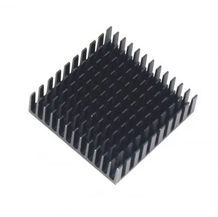 Robotica - Radiator aluminiu pentru electronice, disipator caldura, 40x40x11 mm, negru