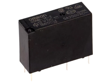 Relee - Releu electromagnetic G5NB-1A-E-DC12, 12VDC, SPST-NO, 5A, miniatural, montaj THT