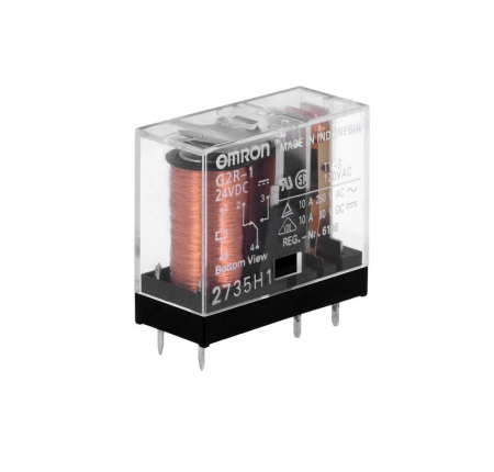 Relee - Releu electromagnetic 24VDC 10A SPDT THT G2R-1-24VDC