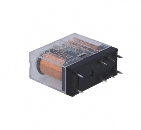 Releu electromagnetic 24VDC 5A DPDT THT G2R-2-24VDC [1]