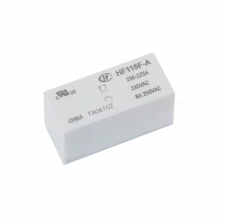 Relee - Releu electromagnetic 230VAC 8A DPDT THT HF115F-A