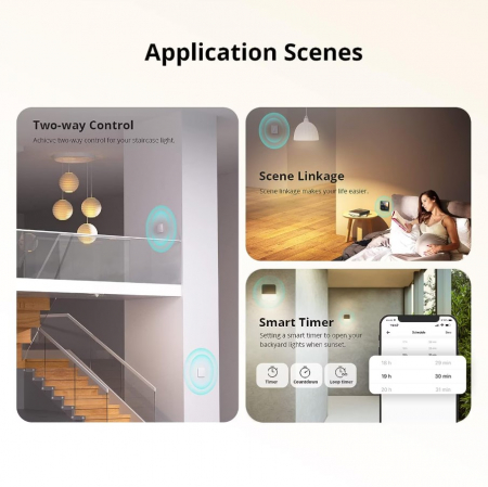 Releu smart Sonoff ZBMINIL2, Wi-Fi, Zigbee 3.0, compatibil Google Home/Amazon Alexa [6]