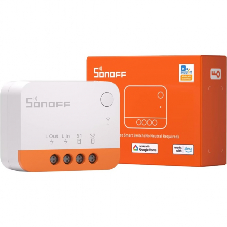 Releu smart Sonoff ZBMINIL2, Wi-Fi, Zigbee 3.0, compatibil Google Home/Amazon Alexa [1]