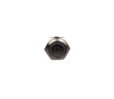 Buton SPST cu retinere cu led 12V verde 16mm OFF-ON [1]