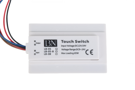 Comutator tactil cu difuzoare bluetooth pentru oglinda LED, functie dimmer, dezaburire, 12-24V DC, LB-05-BT2 [1]
