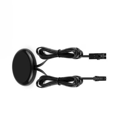 Controllere - Intrerupator tactil LED, CAGBC-002, banda led, reglare luminozitate de la distanta, 12V-24V, 60W, detectie prin material 20 mm, conector Dupont, negru