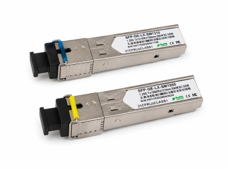 Set module SFP Gigabit WDM BiDi 20 km, SC, Singlemode, 1310/1550 nm