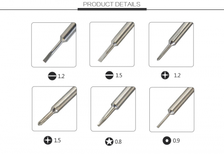 Set surubelnite de precizie cu capete interschimbabile BST-889C [1]