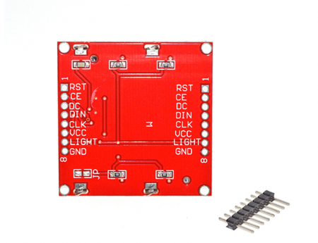 Shield LCD 84x48 tip Nokia 5110 cu backlight alb OKY4025 [2]