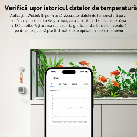 Termometru smart SONOFF cu sonda externa 1.5 m, Zigbee 3.0, ecran LCD 2.2 inch, protectie IP65, pentru lichide, frigidere si spatii inchise (SNZB-02LD) [3]
