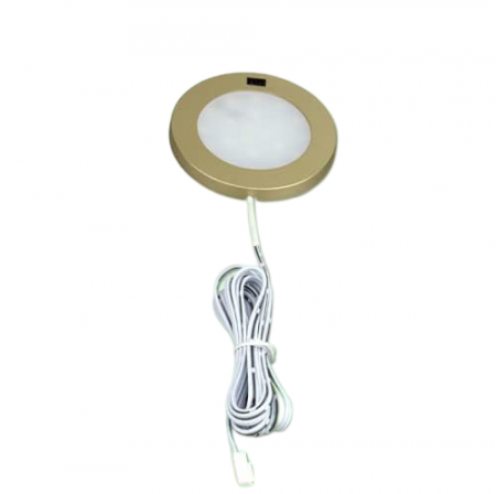 Spoturi Led - Spot led aplicat cu senzor IR, alb cald, DC12V, 3W, auriu