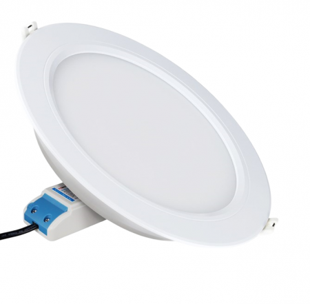 Spoturi Led - Spot LED incastrat MiBoxer, FUT066, 12W, RGB+CCT,  2.4GHz, 2700-6500K, 1100lm, AC 100-240V, alb
