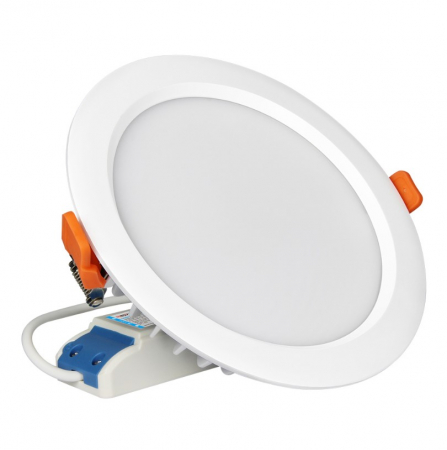 Spot LED incastrat MiBoxer, FUT069, 15W, incastrat, RGB+CCT, 1200LM, 2700-6500K, lumina ajustabila, 2.4GHz, control de la distanta 30m, AC100-240V, IP54, alb [1]