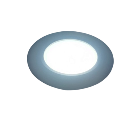 Spoturi Led - Spot led ingropat cu fire alb rece 12V 2-2.5W rama silver mat cu atingere