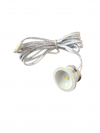 Iluminat - Spot led incastrat, 12V DC, 1.5W, Ø25x20mm, lumina naturala, alb, Q30-white