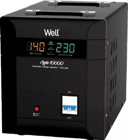 Stabilizatoare de tensiune - Stabilizator automat de tensiune Agile 10000VA/7000W Well Reconditionat