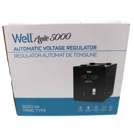 Stabilizator automat de tensiune Agile 5000VA/3500W Well Reconditionat [3]