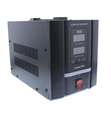 Stabilizator automat de tensiune cu servo motor Well Constant 1000VA/600W, reconditionat RCD-AVR-SRV-CONSTANT1000-WL [1]